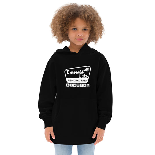 Retro Signage - Kids fleece hoodie