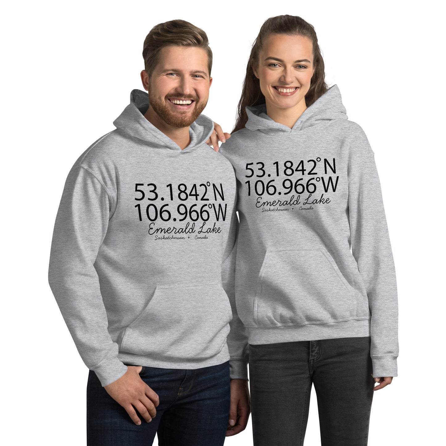 Lat/long Unisex Hoodie