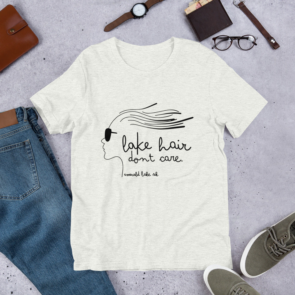 Lake Hair - Don't Care - Unisex t-shirt