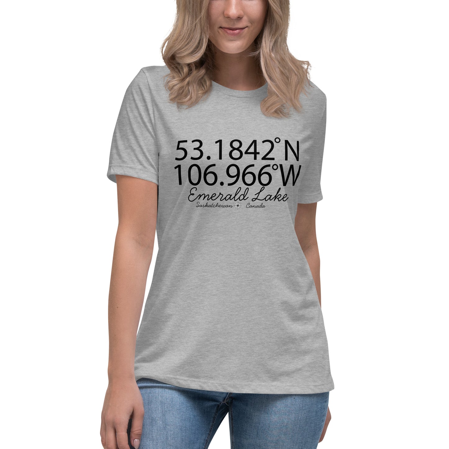 Lat/Long - Women's Relaxed T-Shirt