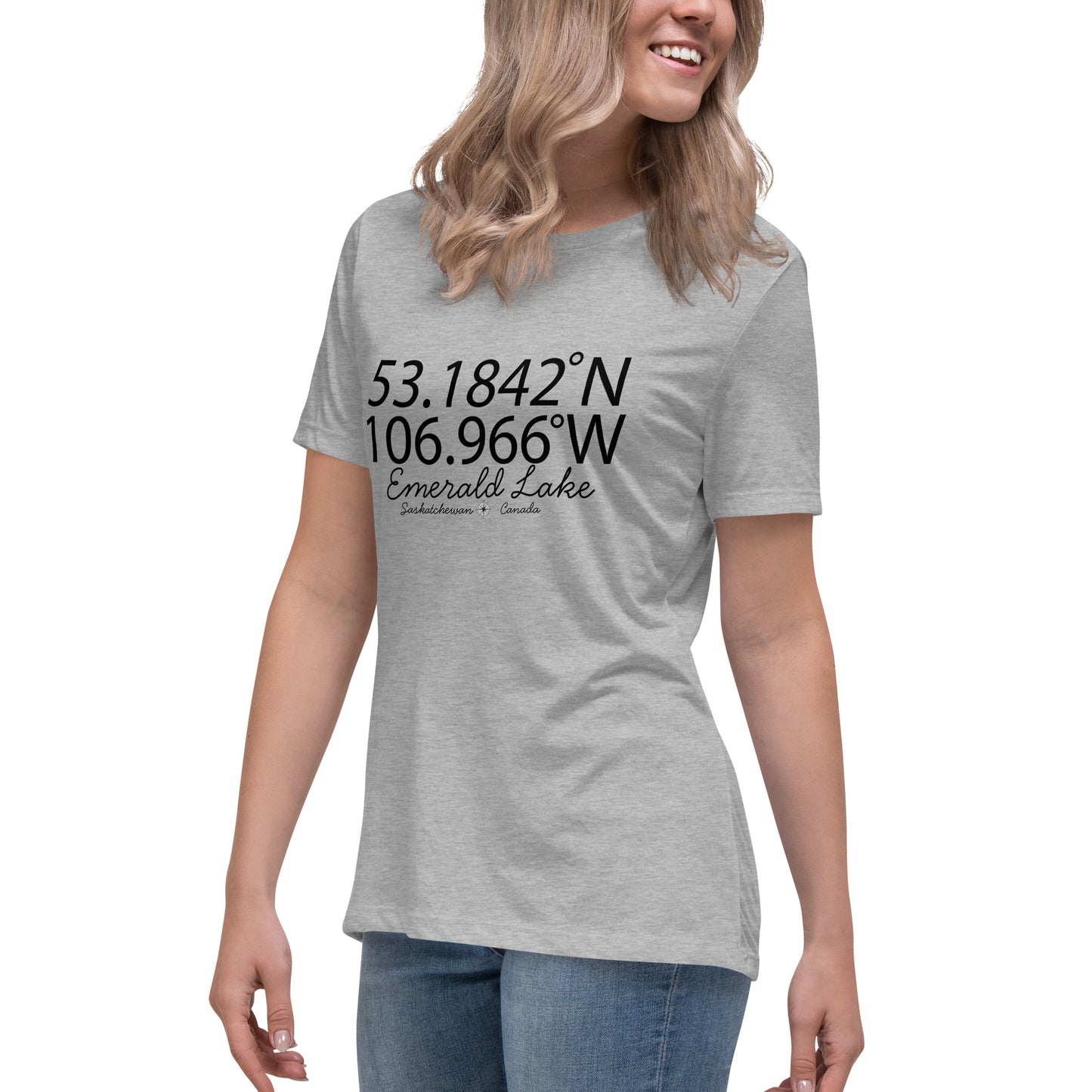 Lat/Long - Women's Relaxed T-Shirt