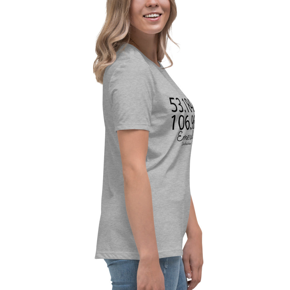Lat/Long - Women's Relaxed T-Shirt