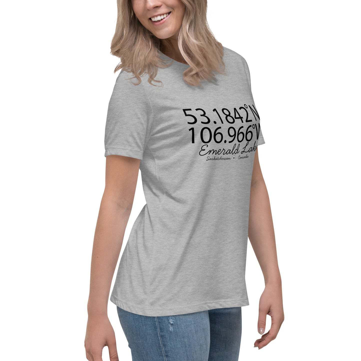 Lat/Long - Women's Relaxed T-Shirt