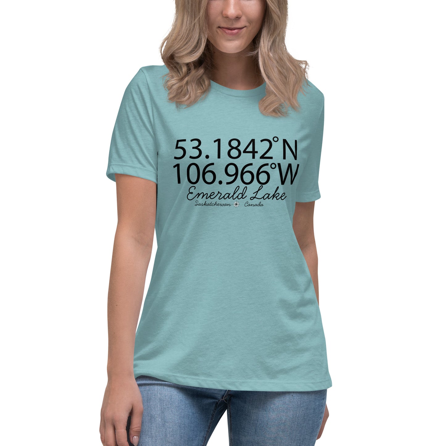 Lat/Long - Women's Relaxed T-Shirt