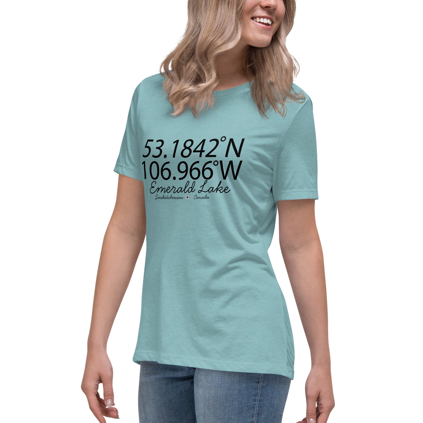 Lat/Long - Women's Relaxed T-Shirt