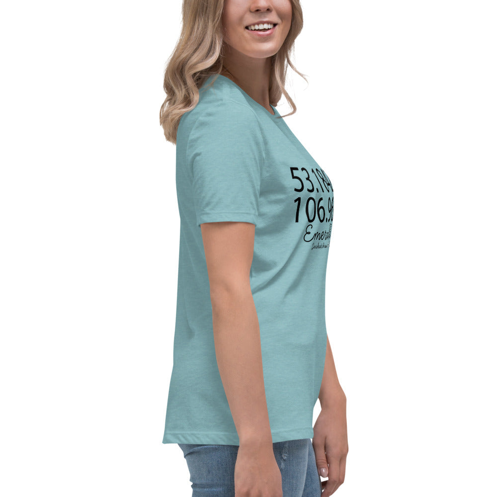 Lat/Long - Women's Relaxed T-Shirt