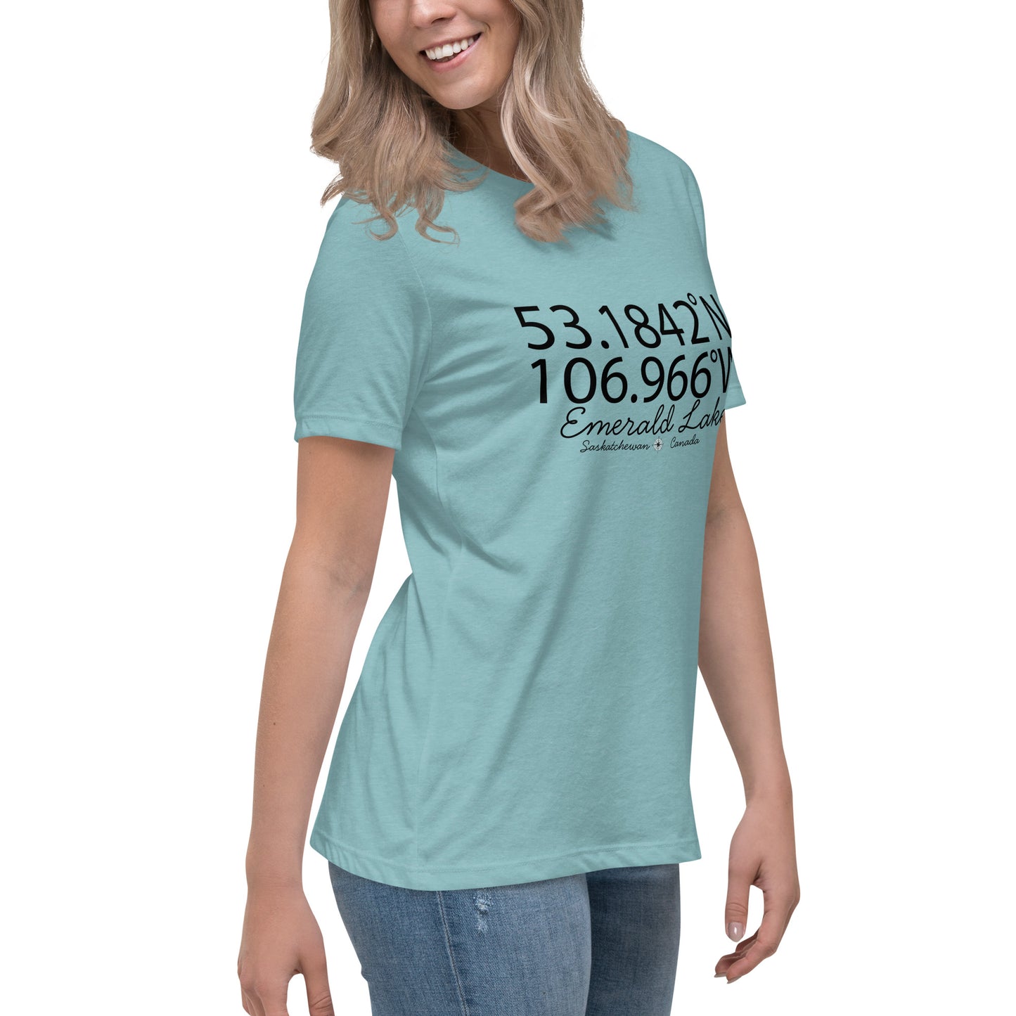 Lat/Long - Women's Relaxed T-Shirt