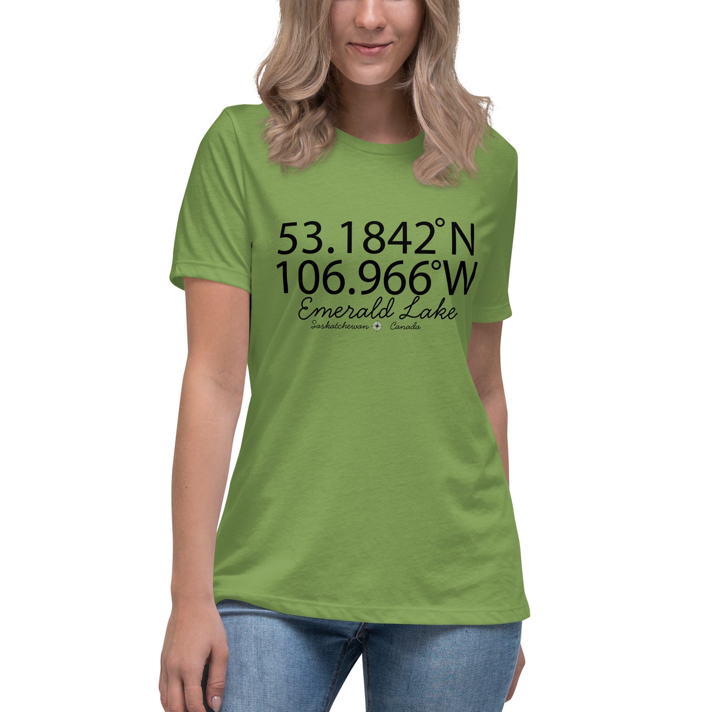 Lat/Long - Women's Relaxed T-Shirt