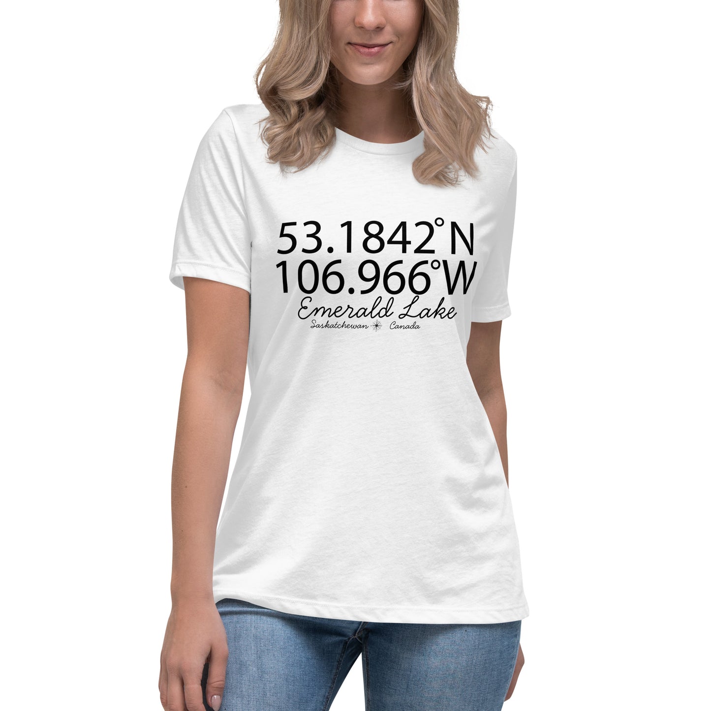 Lat/Long - Women's Relaxed T-Shirt