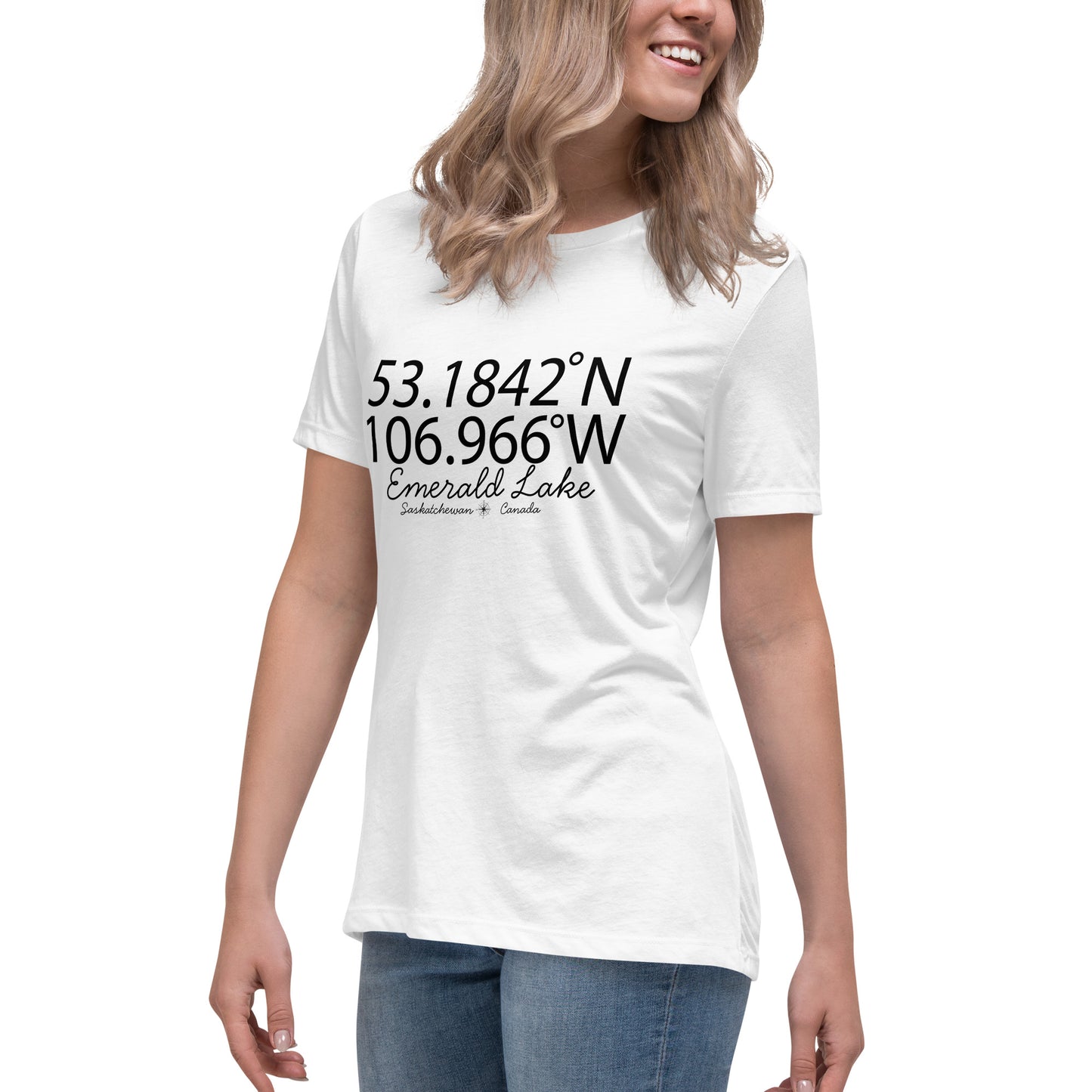 Lat/Long - Women's Relaxed T-Shirt