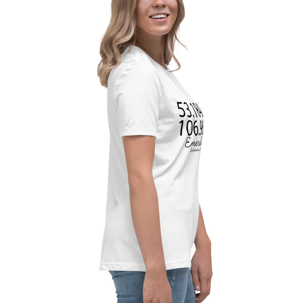 Lat/Long - Women's Relaxed T-Shirt